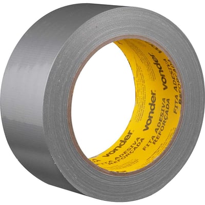 Fita adesiva reforçada, 50 mm x 25 m prata