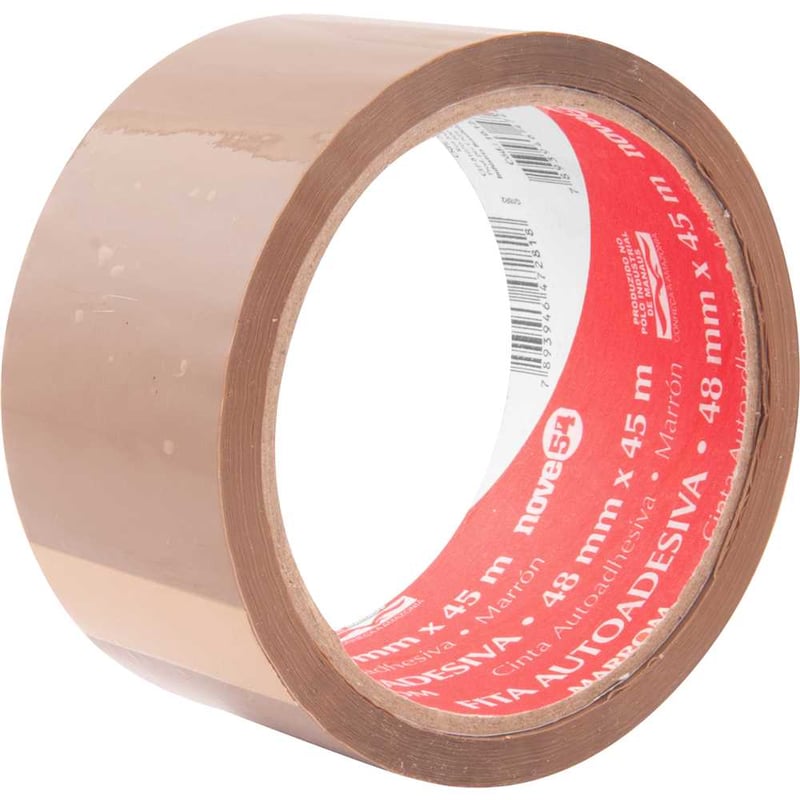 Fita adesiva 48 mm x 45 m, marrom