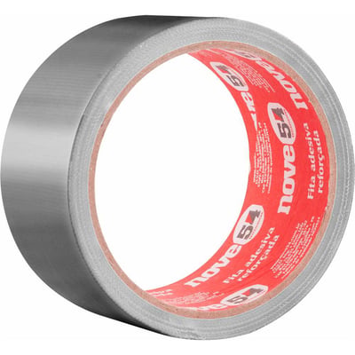 Fita adesiva reforçada, 50 mm x 10 m prata