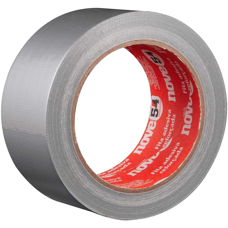 Fita adesiva reforçada, 50 mm x 25 m prata