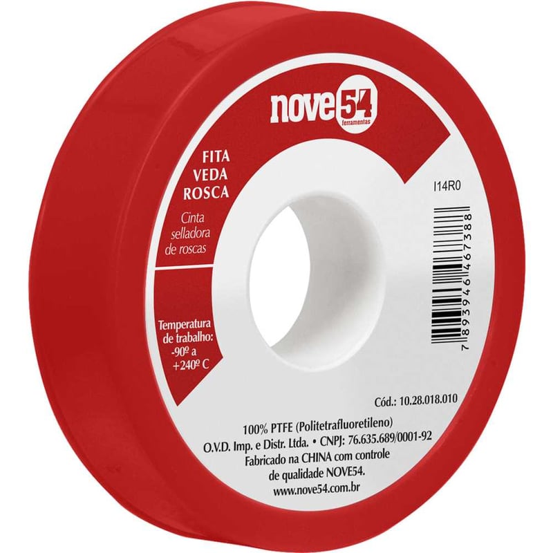 Fita veda-rosca 18 mm x 10 m