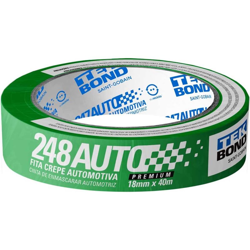 Fita crepe automotiva, 18 mm x 40 m, verde, 17000018912