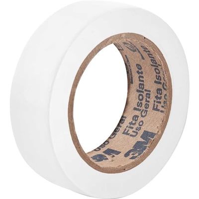 Fita isolante branca, 18 mm x 10 m, Imperial Cores, HB004298004