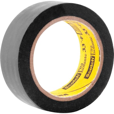 Fita isolante 19,0 mm x 5 m, preta, Scotch 33 +, HB004162127