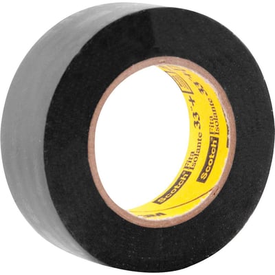 Fita isolante 19,0 mm x 10 m, preta, Scotch 33 +, HB004162143