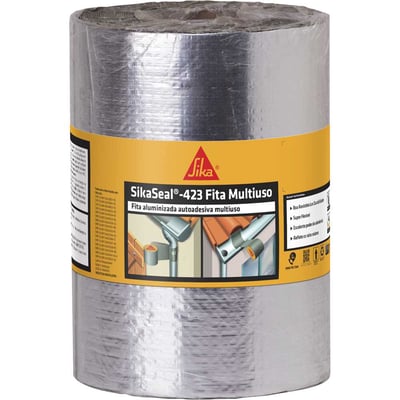 Fita adesiva alumínio impermeável 200 mm x 10 m, Sikaseal 423 770926
