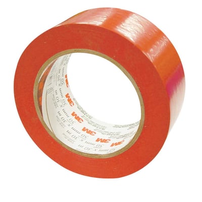 Fita adesiva para demarcação, 50 mm x 30 m, vermelha, HT 000090403