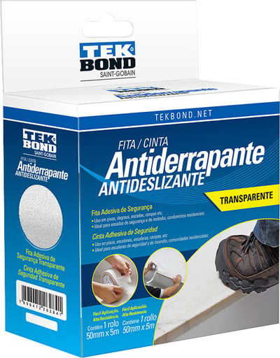 Fita antiderrapante, 50 mm x 5 m, transparente, 21171050501