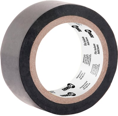 Fita isolante, 19,0 mm x 10 m, preta