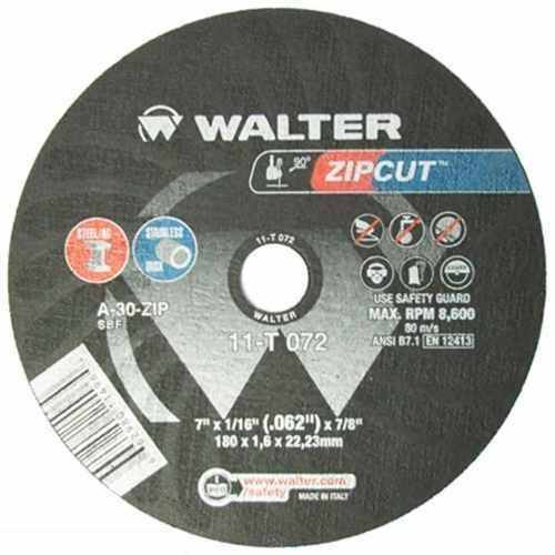 Disco de corte 180 mm x 1,6 mm x 22,23 mm, ZipCut, 11T072