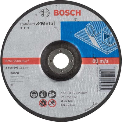 Disco de corte 180 mm x 3 mm x 22,23 mm 2608603161