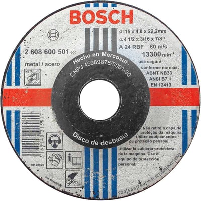Disco de desbaste 115,0 mm x 4,8 mm x 22,23 mm, Expert