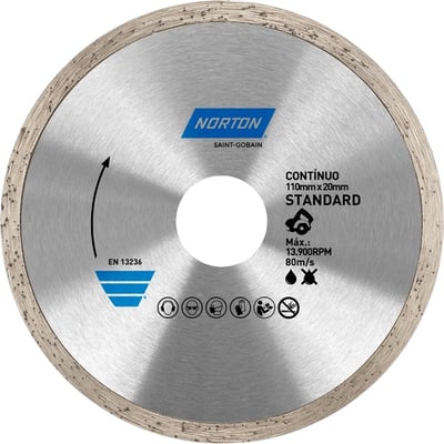 Disco diamantado liso, 110 mm, furo 20 mm, linha standard, 70184633935