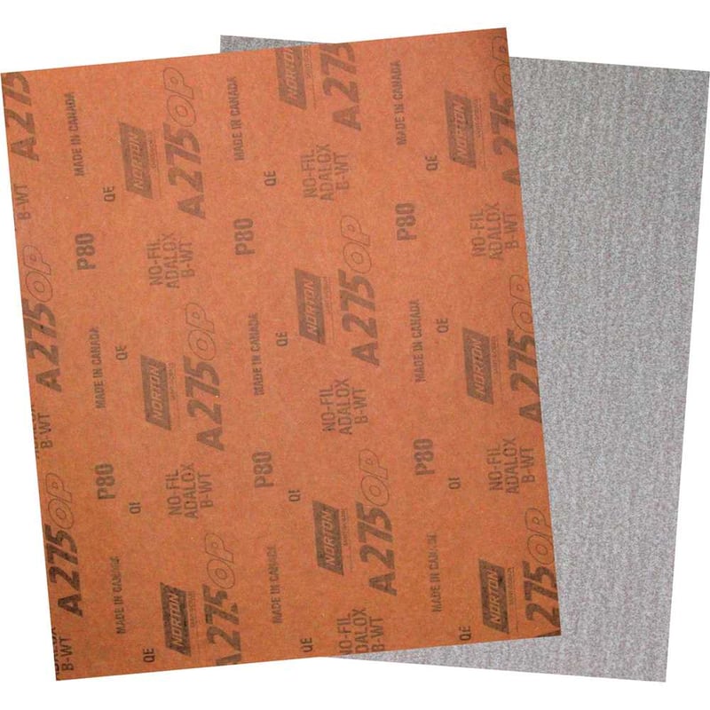 Lixa folha NOFIL, A-275 champagne, grão 80