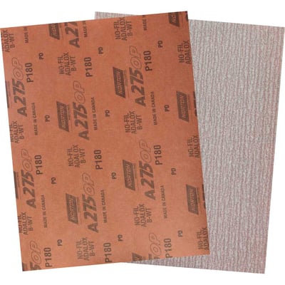 Lixa folha NOFIL, A-275 champagne, grão 180