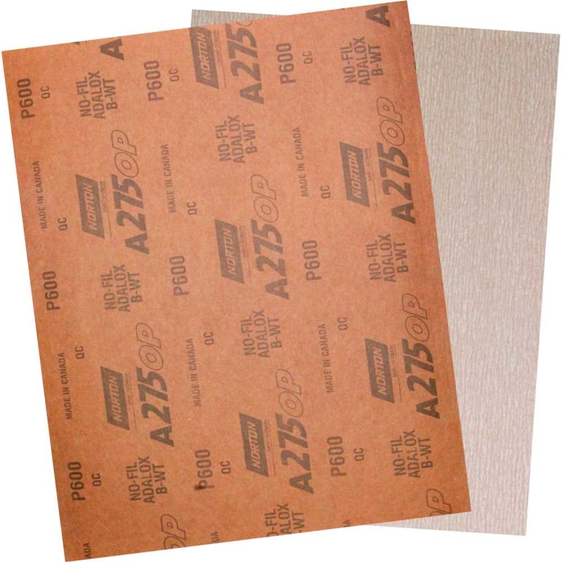 Lixa folha NOFIL, A-275 champagne, grão 600