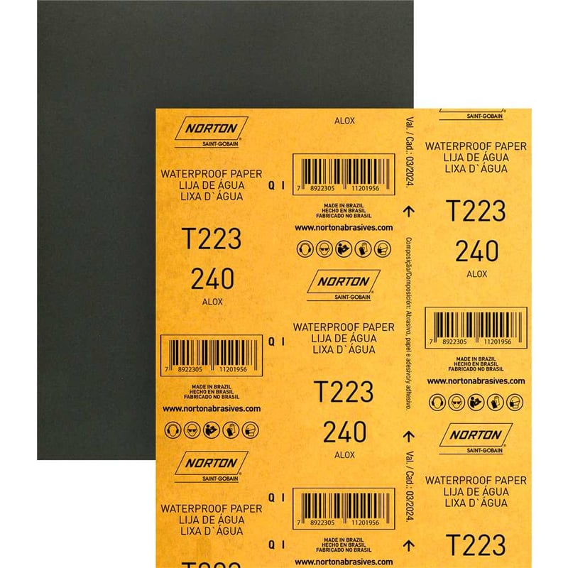 Lixa d'água T-223 grão 240