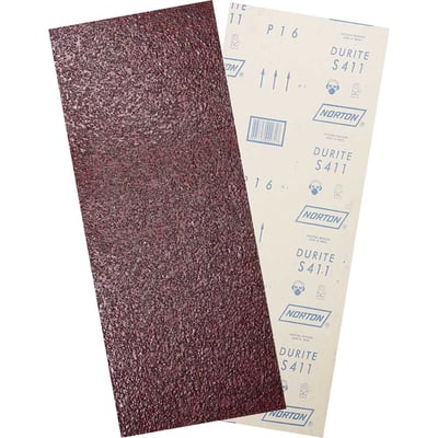 Lixa folha, grão 100, S422, 305 x 750 mm, para assoalho de madeira, 05539503337