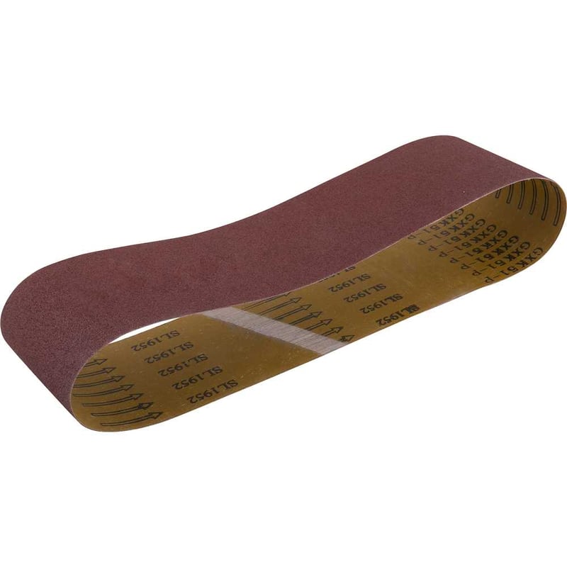 Lixa em cinta, 100 mm x 915 mm, G 60, embalagem com 5 peças