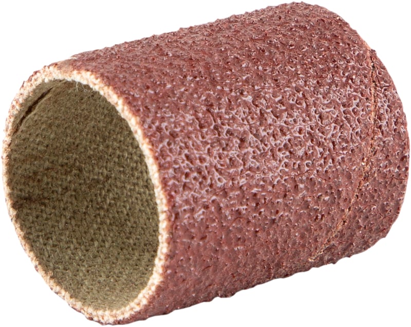 Lixa tubular, 19 mm x 25 mm, grão 80, jogo com 20 peças