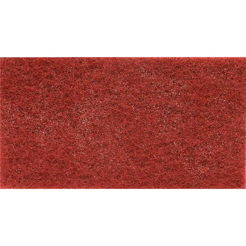 Folha de fibra abrasiva, 130 mm x 240 mm, marrom, para uso geral, F747