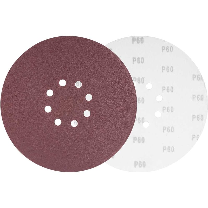 Disco de lixa com costado em pluma 225 mm, grão 60, para as lixadeiras LPV 400B, LPV 600, LPV 925, LPV 950B e LPV 1000