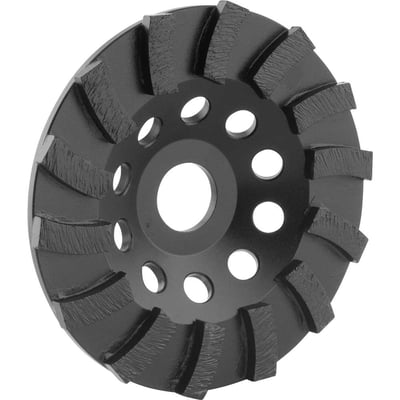 Rebolo diamantado, 125 mm turbo, para lixadeira de concreto, LCV 1010
