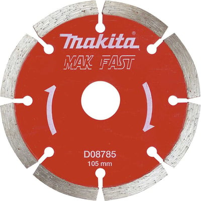Disco de corte diamantado, 105 mm x 20 mm, segmentado, D08785, MAKFAST