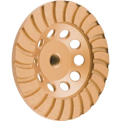 Rebolo diamantado, 115 mm, turbo
