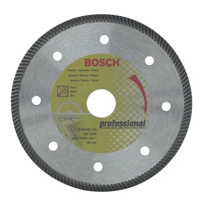 Disco de corte diamantado, 125 mm x 20 mm, Expert Turbo, 2608602138/2608602714