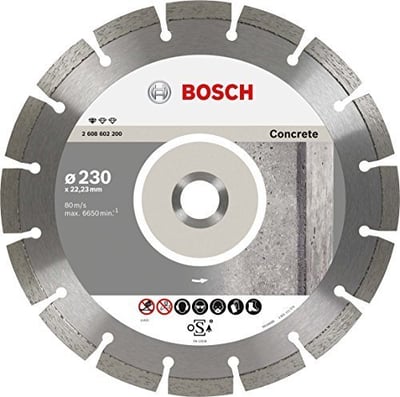 Disco de corte diamantado, 230 mm x 22,2 mm, segmentado, 2608602200