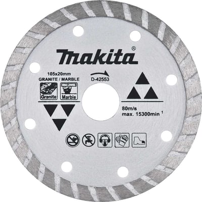 Disco de corte diamantado, 105 mm x 20 mm, turbo, D42553