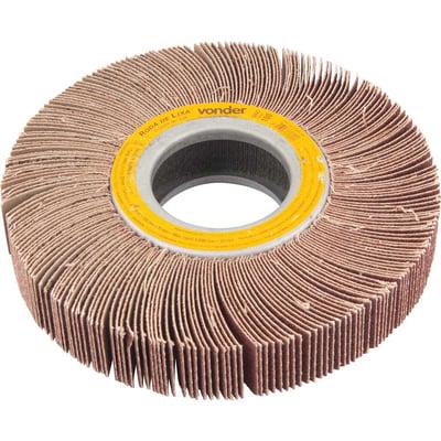 Roda de lixa, 150 mm x 25 mm, sem haste, grão 100