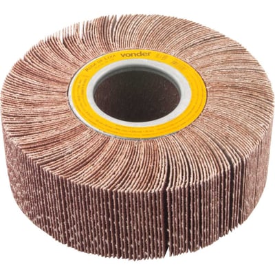 Roda de lixa, 150 mm x 50 mm, sem haste, grão 100