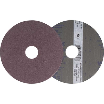 Disco de lixa costado em fibra, 4.1/2", grão 50