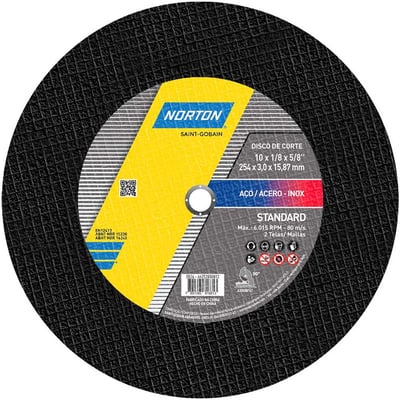 Disco de corte STANDARD, 254 mm x 3,2 mm x 15,87 mm, 66252850812