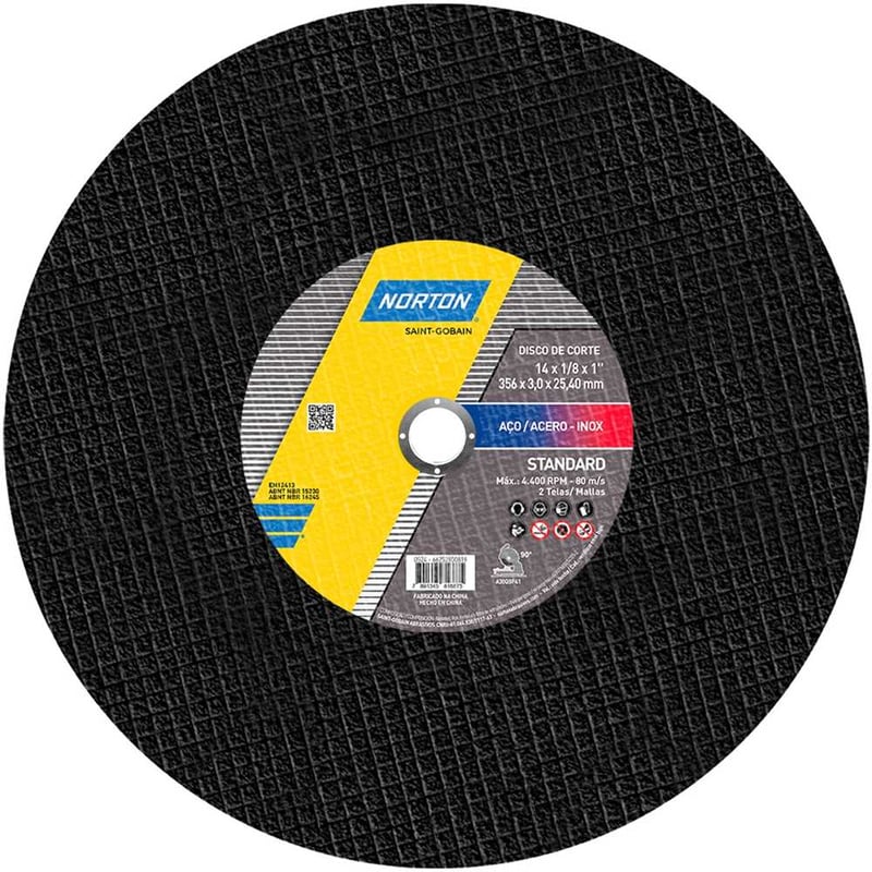 Disco de corte STANDARD, 350 mm x 3,2 mm x 25,4 mm, 66252850819