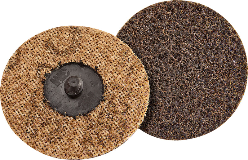 Disco roloc Scotch-Brite 75 mm, com grãos abrasivos