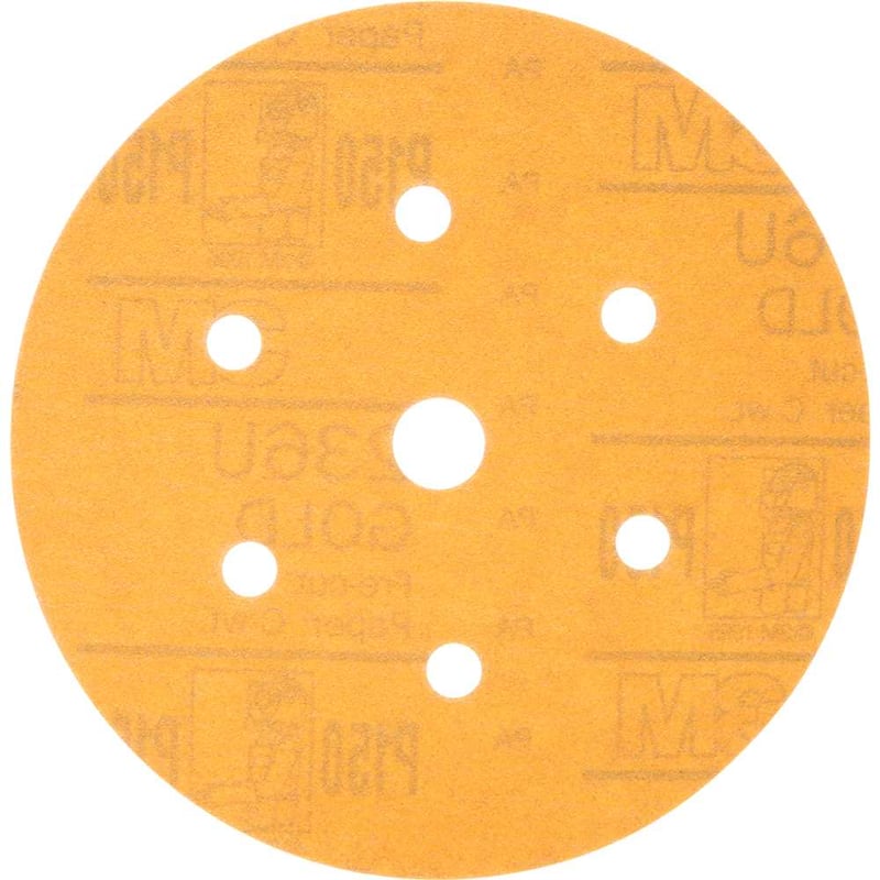 Disco de lixa, 152 mm, grão 220, 7 furos, 216U, HC000619607