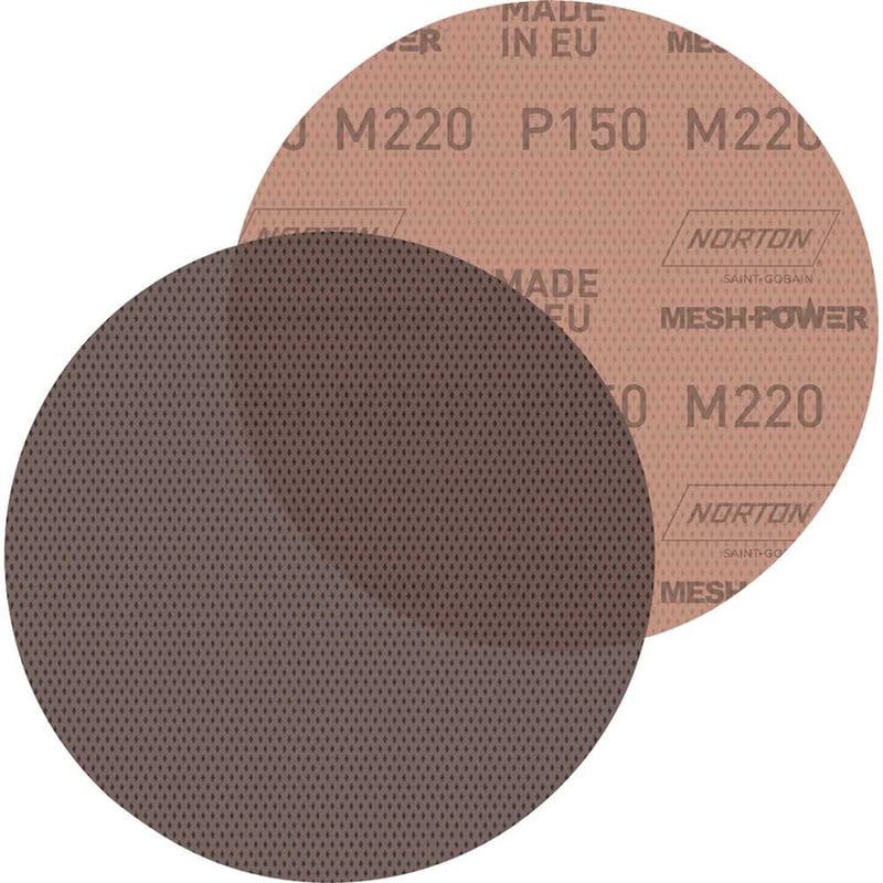 Disco de lixa telado com costado em pluma, 152 mm, grão 150, M220 MESHPOWER