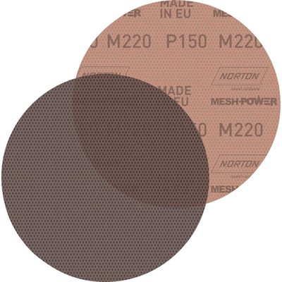Disco de lixa telado com costado em pluma, 225 mm, grão 150, M220 MESHPOWER