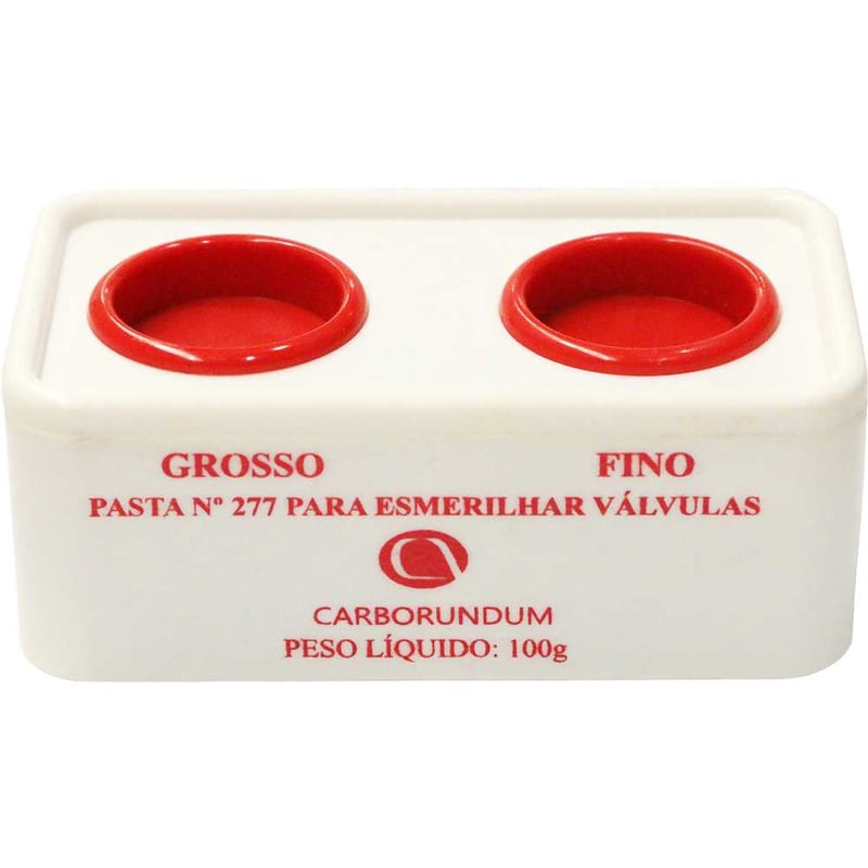 Pasta para esmerilhar válvulas, frasco com 2 tipos de grãos grosso e fino, 100 g, nº 277, 69083139705