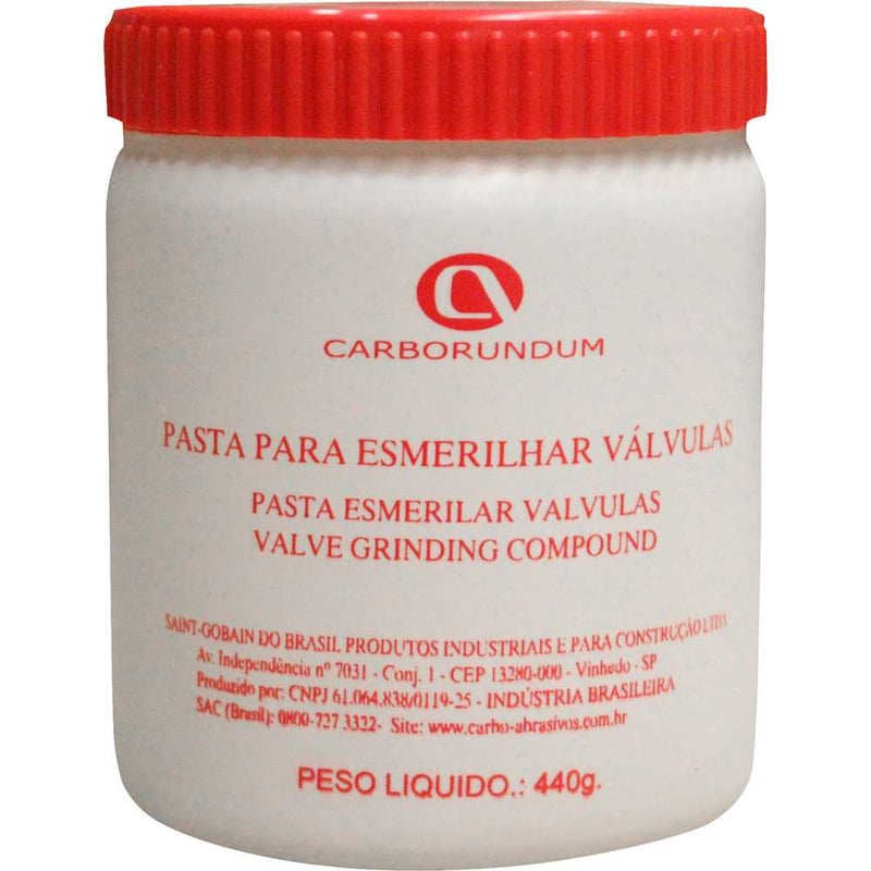 Pasta para esmerilhar válvulas, grão grosso, 440 g, nº 362, 66253042762