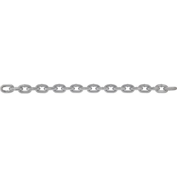 Corrente zincada, com elo curto, 4,5 mm - 3/16"