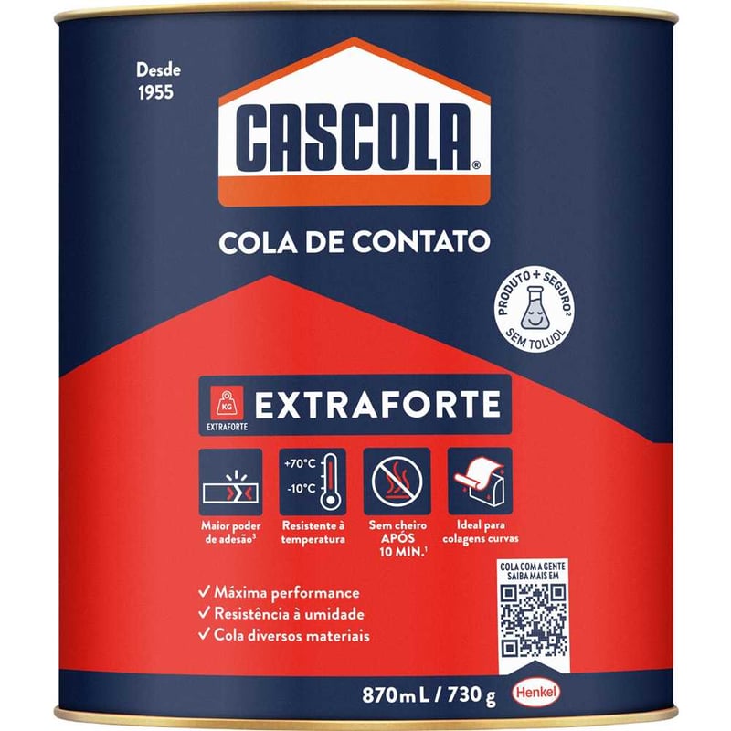 Adesivo de contato extra sem toluol 730 g