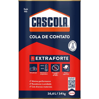 Adesivo de contato extra sem toluol, 14 kg