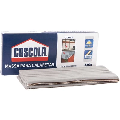 Massa para calafetar cinza, em filetes, 350 g