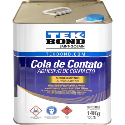 Adesivo de contato, 14 kg, com toluol, Cola de Contato