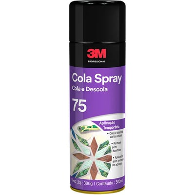 Adesivo em spray 75, Cola e Descola, 300 g