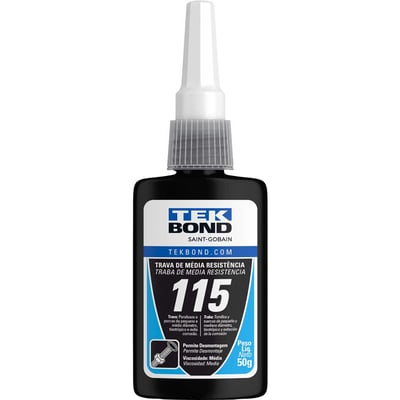 Adesivo anaeróbico para travamento de rosca, torque médio, 50 g